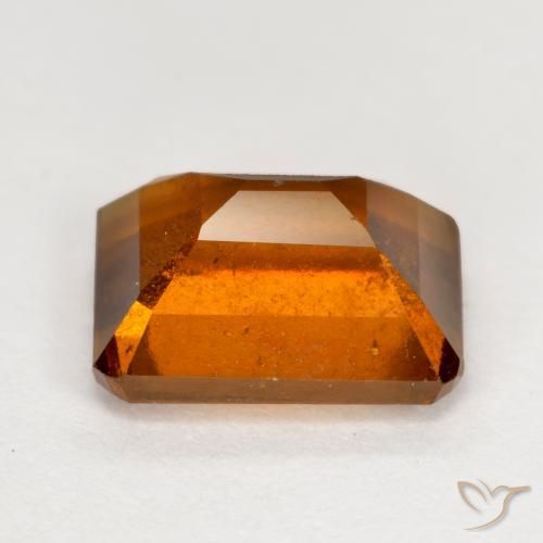 granada hessonita Laranja Médio Natural 2.13ct, Corte Octógono / Esmeralda, VS-SI