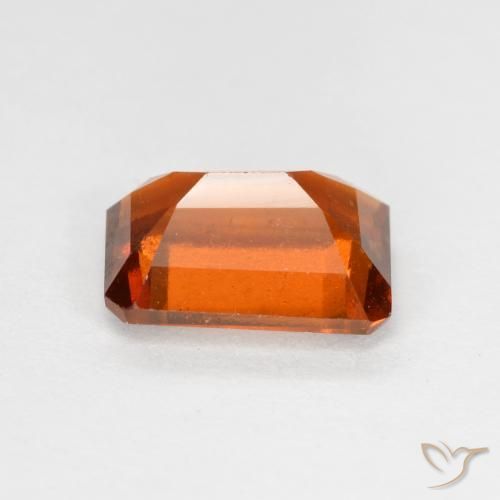 granada hessonita fogo laranja Natural 1.94ct, Corte Octógono / Esmeralda, SI