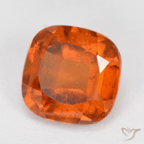 granada hessonita âmbar laranja Natural 2.02ct, Almofada, SI