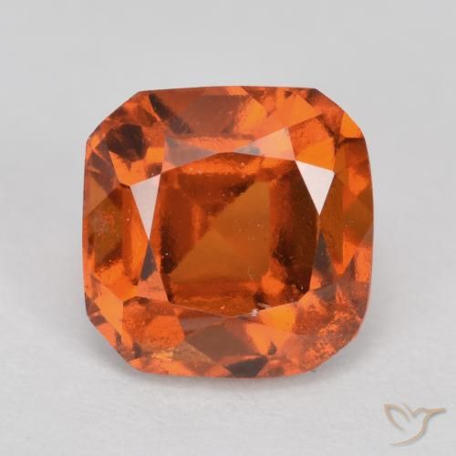 granada hessonita Laranja Médio Natural 1.98ct, Corte Octógono / Esmeralda, VS