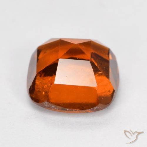 granada hessonita Laranja Médio Natural 2.24ct, Almofada, VS-SI