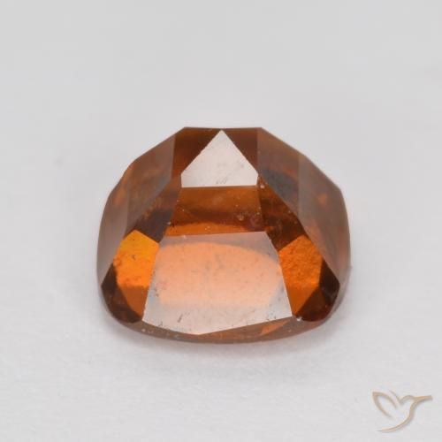 granada hessonita Laranja Profundo Natural 2.08ct, Almofada, SI