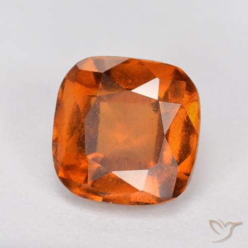 granada hessonita âmbar laranja Natural 2.05ct, Almofada, VS