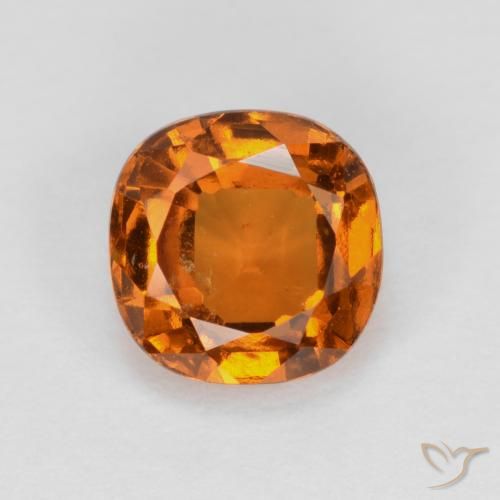 1.21ct Natural Laranja Profundo granada hessonita, Almofada, VS-SI