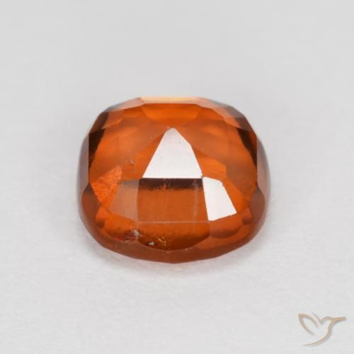 granada hessonita âmbar laranja Natural 1.38ct, Almofada, VS-SI