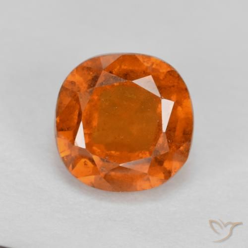 1.53ct Natural Laranja Médio granada hessonita, Almofada, VS-SI