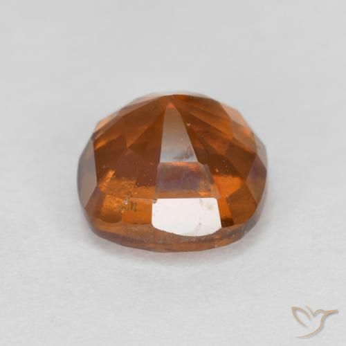 granada hessonita Laranja escuro Natural 1.46ct, Almofada, VS-SI