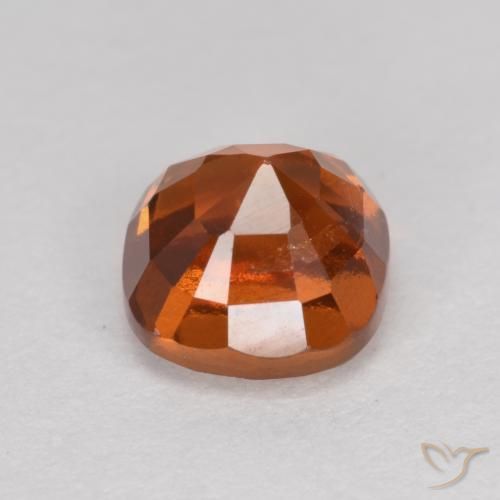 granada hessonita Laranja Médio Natural 1.63ct, Almofada, VS-SI