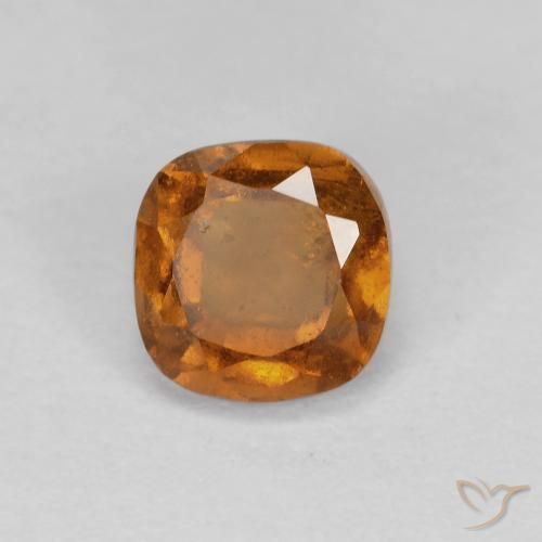 0.95ct Natural Laranja Médio granada hessonita, Almofada, SI