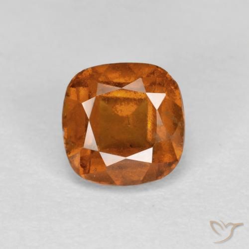 0.96ct Natural Laranja Médio granada hessonita, Almofada, SI