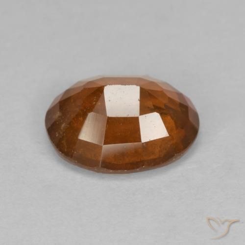 granada hessonita âmbar laranja Natural 2.53ct, oval, VS-SI