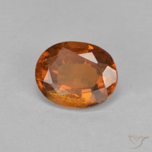 granada hessonita Laranja Profundo Natural 1.64ct, oval, VS-SI