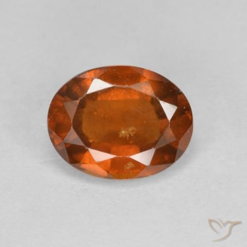 2.33ct Natural Laranja Profundo granada hessonita, oval, VS-SI