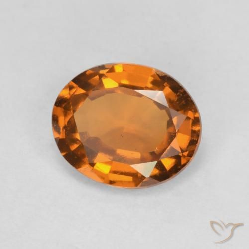 granada hessonita Laranja Médio Natural 1.69ct, oval, VS