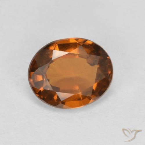 granada hessonita âmbar laranja Natural 1.65ct, oval, VS