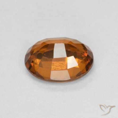 granada hessonita âmbar laranja Natural 1.65ct, oval, VS
