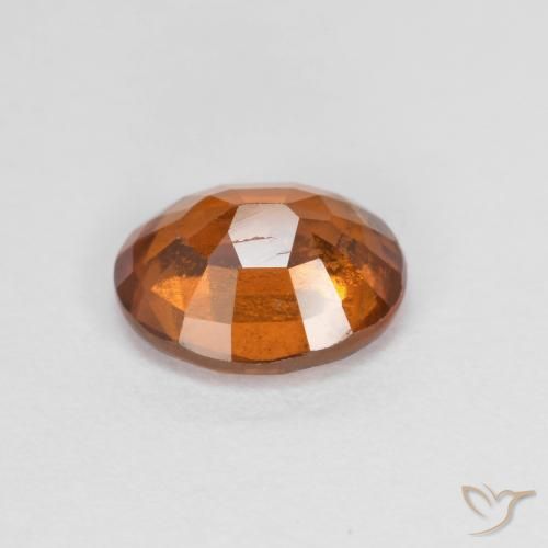 granada hessonita Laranja Profundo Natural 1.56ct, oval, VS-SI