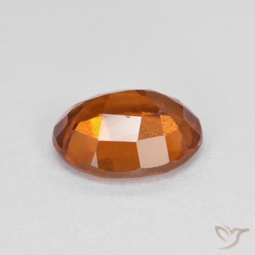granada hessonita Laranja médio-escuro Natural 2.00ct, oval, VS-SI
