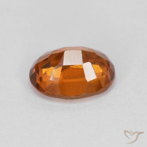 granada hessonita âmbar laranja Natural 1.76ct, oval, VS-SI