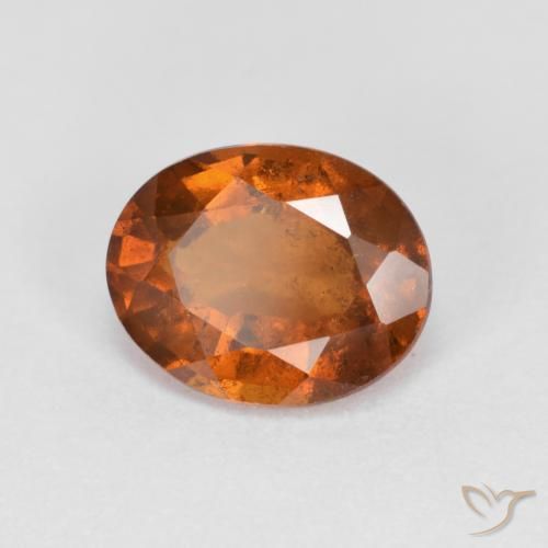 granada hessonita âmbar laranja Natural 2.06ct, oval, VS-SI