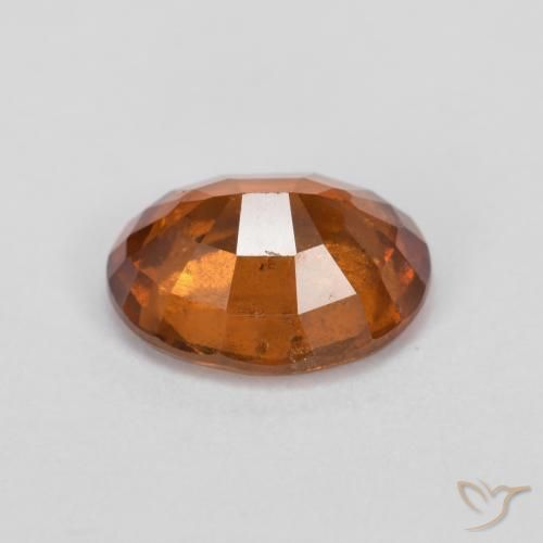 granada hessonita âmbar laranja Natural 2.06ct, oval, VS-SI