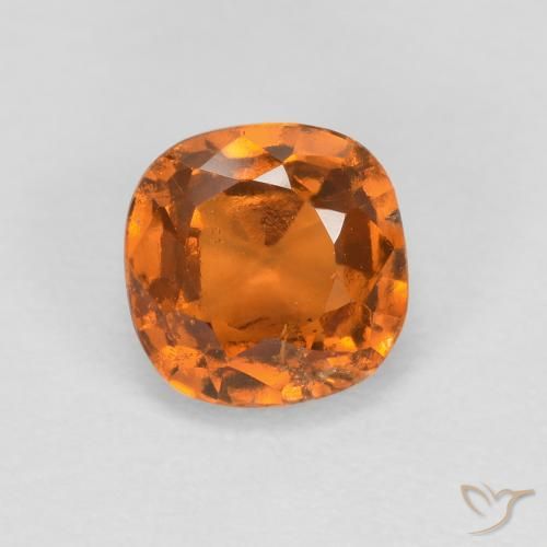 0.93ct Natural Laranja Médio granada hessonita, Almofada, SI