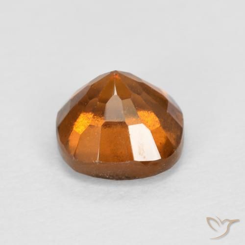 granada hessonita Laranja médio-escuro Natural 0.87ct, Almofada, SI