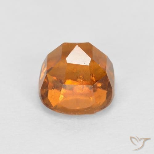 granada hessonita Laranja Médio Natural 1.02ct, Almofada, SI