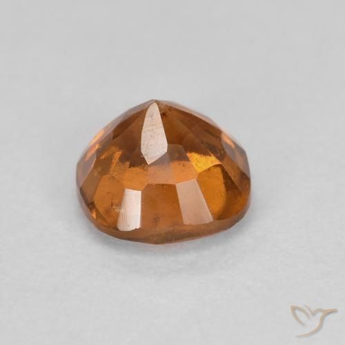 granada hessonita Laranja médio-escuro Natural 0.87ct, Almofada, SI