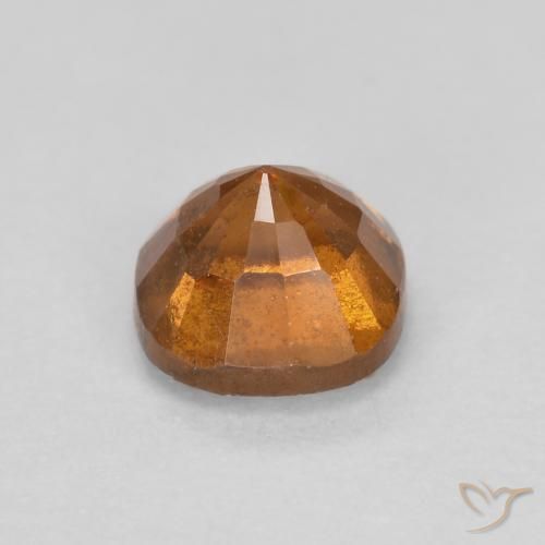 granada hessonita Laranja Profundo Natural 0.93ct, Almofada, SI