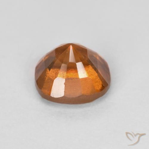 granada hessonita Laranja médio-escuro Natural 0.88ct, Almofada, SI