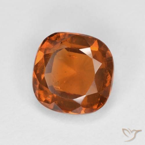 1.79ct Natural Laranja médio-escuro granada hessonita, Almofada, VS-SI
