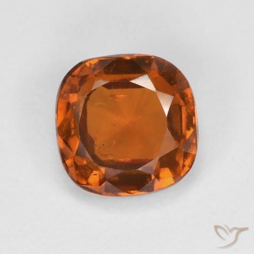 granada hessonita Laranja médio-escuro Natural 1.79ct, Almofada, VS-SI