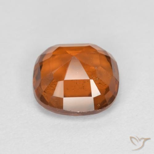 granada hessonita Laranja médio-escuro Natural 1.79ct, Almofada, VS-SI