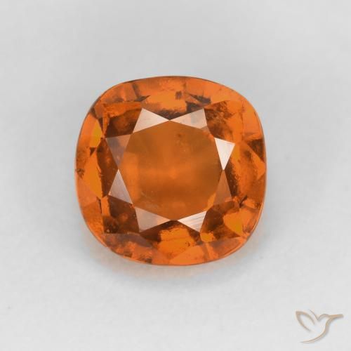 1.52ct Natural Laranja Médio granada hessonita, Almofada, VS-SI