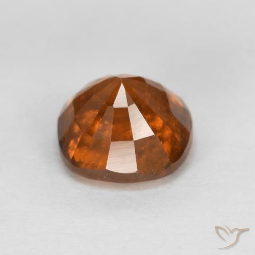 granada hessonita Laranja Médio Natural 1.32ct, Almofada, VS-SI