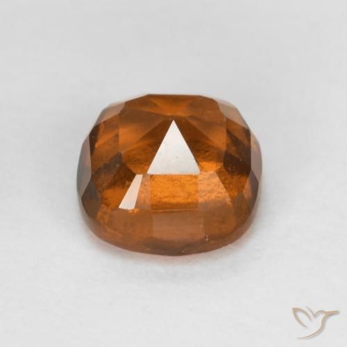 granada hessonita Laranja médio-escuro Natural 1.53ct, Almofada, VS-SI