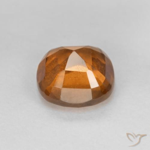 granada hessonita Laranja Médio Natural 1.23ct, Almofada, VS-SI