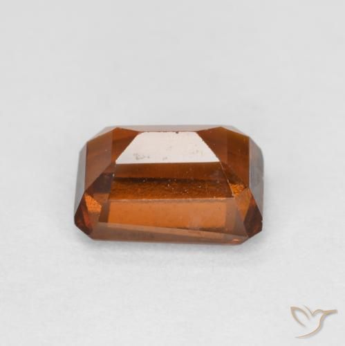 granada hessonita Laranja Médio Natural 1.44ct, Corte Octógono / Esmeralda, VS