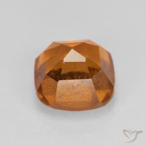 granada hessonita Laranja amarelado Natural 1.52ct, Almofada, VS-SI