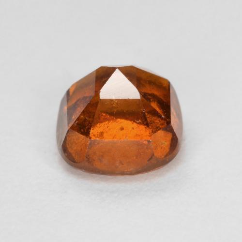 Granada Hessonita âmbar laranja Natural 1.47ct, Almofada cortada, VS-SI