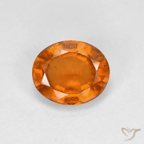 1.89ct Natural Laranja Médio granada hessonita, oval, VS