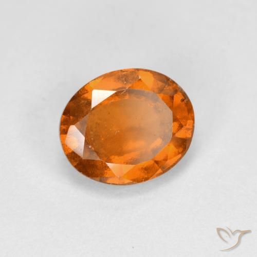 granada hessonita Laranja Médio Natural 1.89ct, oval, VS
