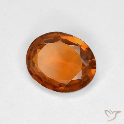 granada hessonita Laranja Médio Natural 1.56ct, oval, VS