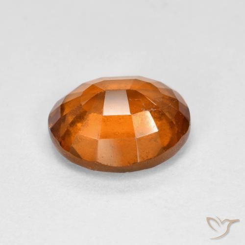 granada hessonita Laranja médio-escuro Natural 2.48ct, oval, VS