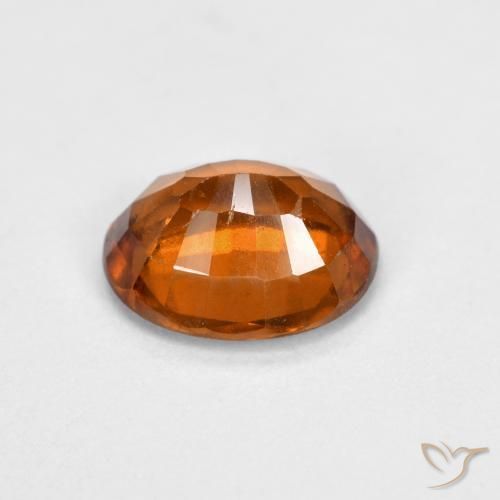 granada hessonita Laranja médio-escuro Natural 1.48ct, oval, VS