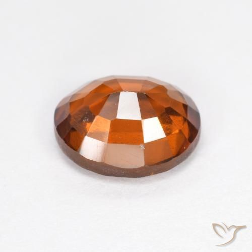 granada hessonita âmbar laranja Natural 2.23ct, oval, VS-SI