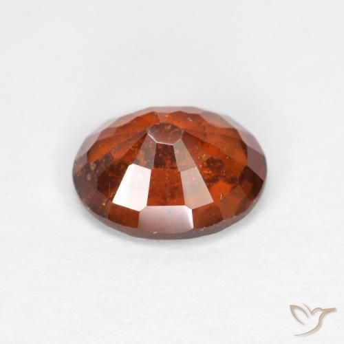 granada hessonita Laranja Profundo Natural 1.58ct, oval, VS-SI
