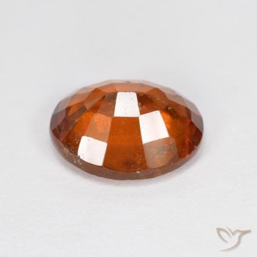 granada hessonita âmbar laranja Natural 2.83ct, oval, VS-SI