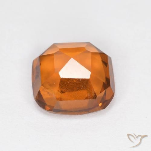 granada hessonita Laranja médio-escuro Natural 1.69ct, Almofada, VVS-VS